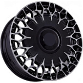 FF KF54 7x17 4*100 ET28 DIA73.1 Black Polish Литой