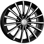 K&K Акцент 7x17 5*100 ET48 DIA56.1 Алмаз черный Литой
