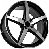 FF FBX501 7.5x17 4*100 ET38 DIA73.1 Black Machined Face Литой