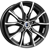 K&K Твист 7.5x17 5*120 ET32 DIA72.6 Алмаз черный Литой
