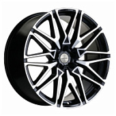 Khomen KHW 2103 9.5x21 5*112 ET37 DIA66.6 Black-FP Литой