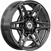 K&K Блэкберн 8x17 6*139.7 ET25 DIA106.1 Алмаз черный Литой