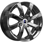 K&K Джемини 6x15 4*108 ET38 DIA67.1 Алмаз черный Литой
