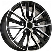 FF FBX224 8x18 5*114.3 ET50 DIA60.1 Black Machined Face Литой