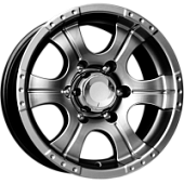 K&K Байконур 7x15 5*139.7 ET-5 DIA110.1 Алмаз черный Литой