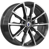 K&K Меренге 7.5x17 5*120 ET40 DIA72.6 Алмаз черный Литой