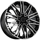 Kipardo 53380J 10x22 5*150 ET45 DIA110.1 Black Machined Face Литой