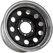 Grizzly SW04 7x15 5*139.7 ET-20 DIA108.6 Black Inner + Chrome Outer Rim Литой